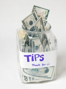 tipping your house cleaner